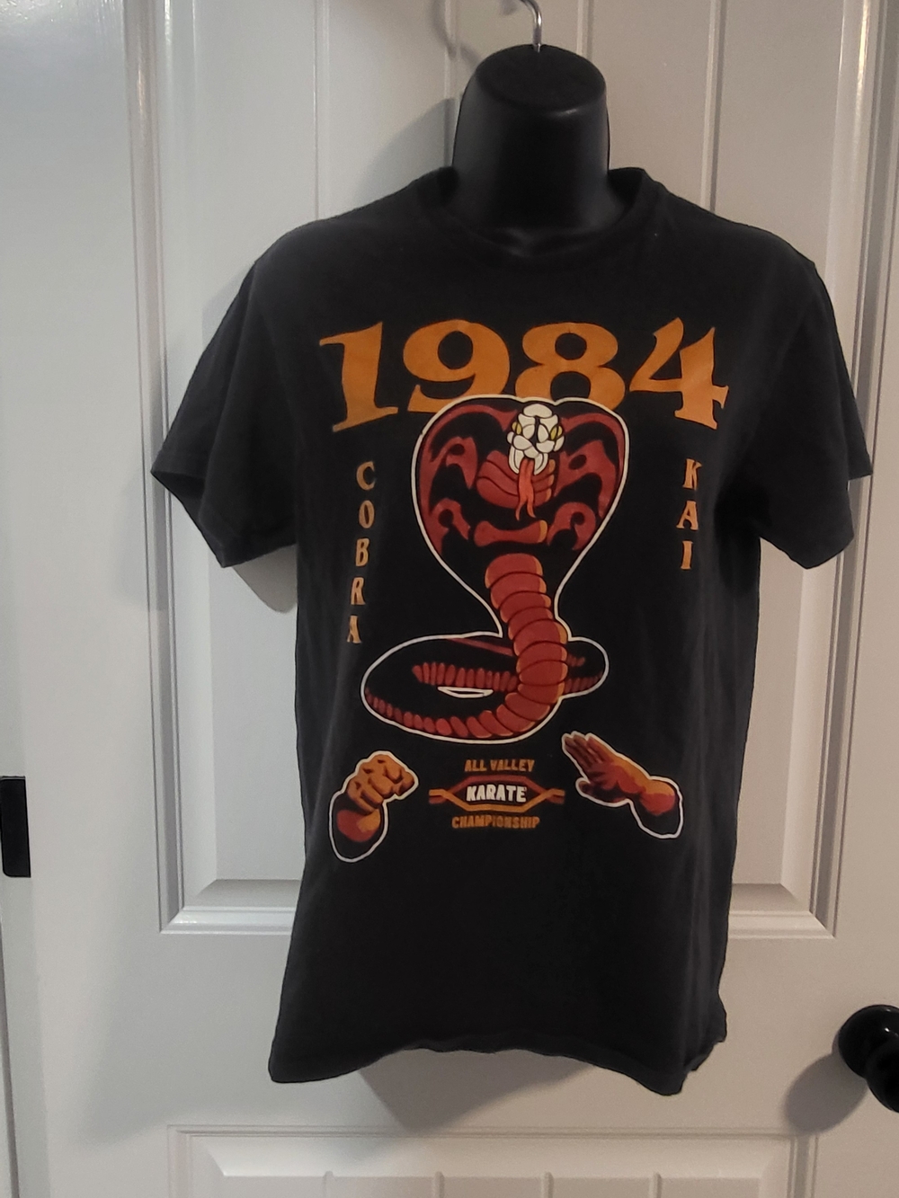Cobra Kai 1984 Black Graphic Tee